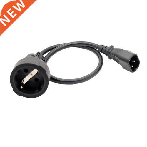 IEC 320 C14 male to European CEE7 3pin female socket,C14 to