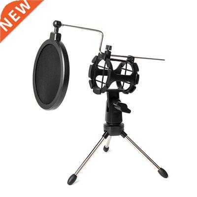 Adjustable Microphone Stand Desk Tripod for Computer Vide