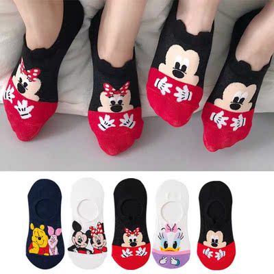 5 Pairs/Lot summer Casual Cute women Socks animal Cartoon Mo