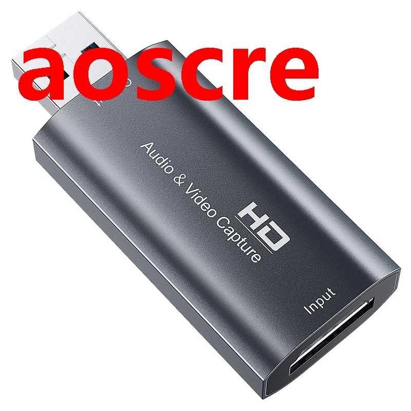 Audio Video Capture Card HDMI to USB 2.0 HD 1080P 30Fps Reco