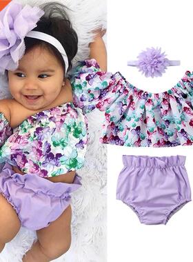 New 0-24M Infant Newborn Baby Girl Clothes Set Kids Girls O