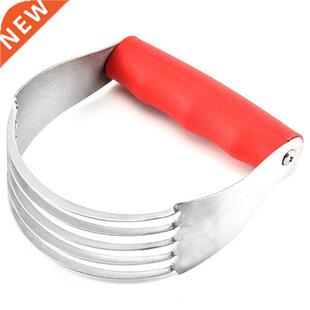 Dough Blender Rubber Handle Stainless Steel Pastry Cutter Do
