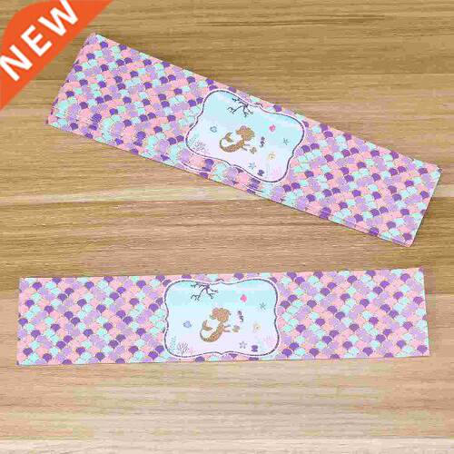 48PCS Bottle Stickers Shiny Scale Creative Cup Lables for