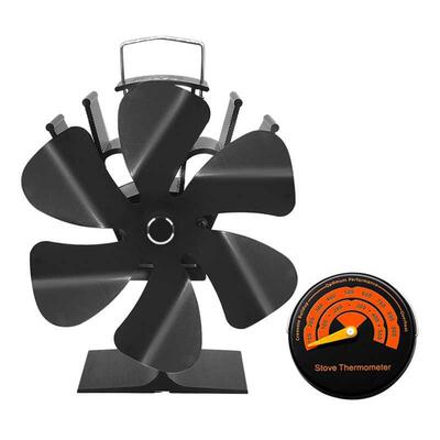 Siyah 6 b  aklar  is  Powered soba Fan   mine Fan günlük