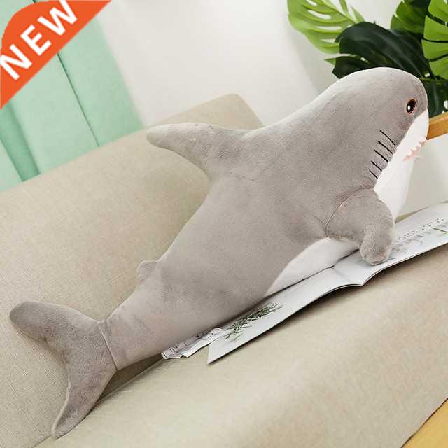 15-140cm Giant Shark Plush Toy Soft Stuffed Speelgoed Animal