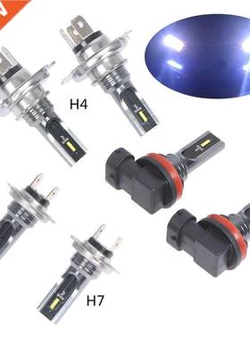 2Pcs 6000K 8000LM Car Led Headlight H4 H7 H11 High Beam Au