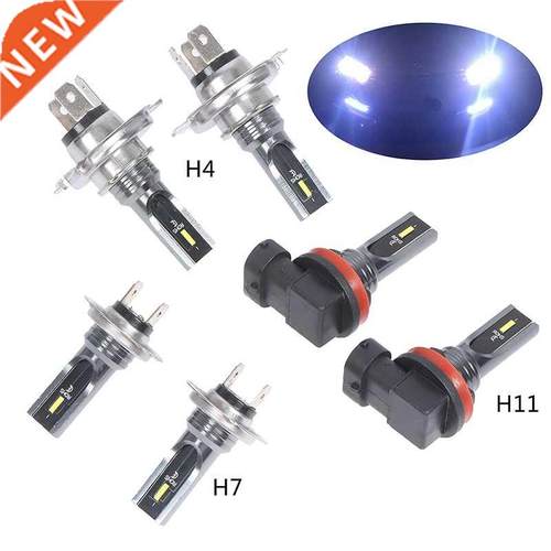 2Pcs 6000K 8000LM Car Led Headlight H4 H7 H11 High Beam Au