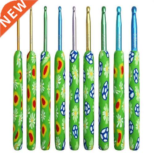 Crochet Hooks Set Soft Ceramic Handle Alumina Crochet Hooks