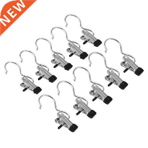 5pcs Portable Laundry Metal Hook Clothes Pin Boot Shoes