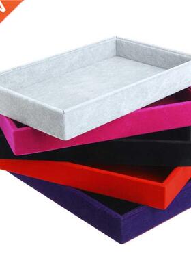 5Colors Stackable Jewelry Trays Inserts Velvet Catch All Jew