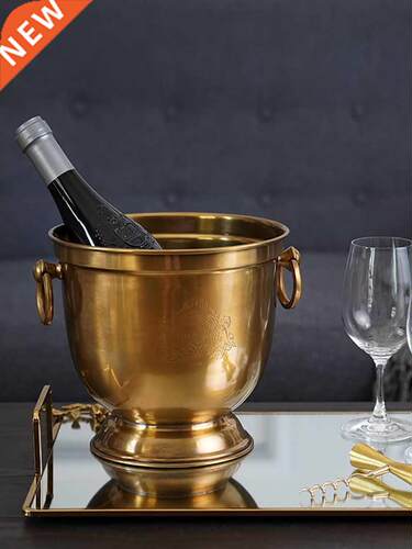 rass Thickened Wine Chpagne Ice ucket Luxury Vintage