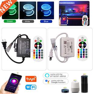 AC110V-220V Tuya WiFi APP LED controller with 24key IR remot