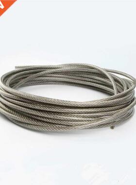 GTBL 5mm Dia Steel PVC Coated, Flexible Wire Rope Cable 10