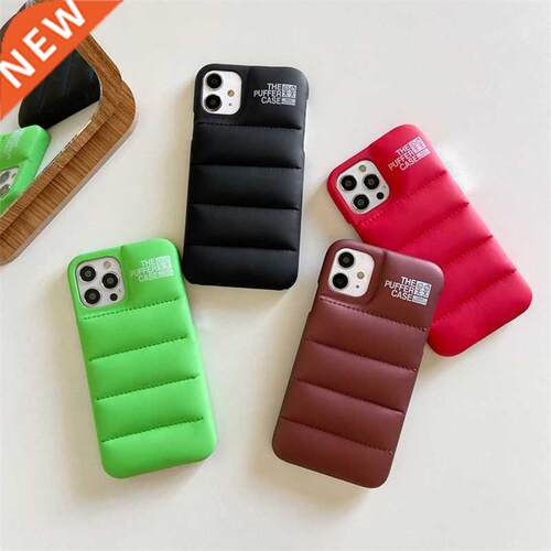 Fashion Brand Down Jacket Phone Case For iPhone 13 12 11 Pro