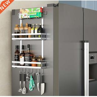 3 Tiers Refrigerator Storage Rack Shelf Cupboard Seasoning