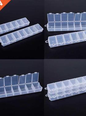 7 Grids Compartments Plastic Transparent Organizer Jewel Bea