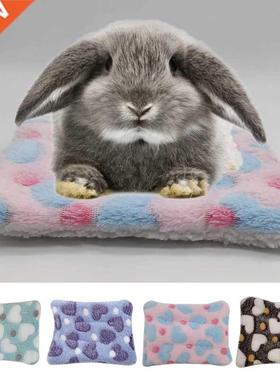 Winter Wrm Smll niml Guine Pig Hmster Bed Mt House Sq