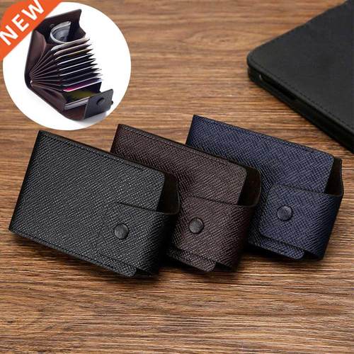 Travel Journey Unisex Business Leather Wallet Id Credit Card