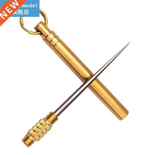 2PCSTitanium Outdoor Portable Multifunctional Toothpick Bott