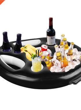 Swimming Party Bucket Cup Holder Inflatable Pool Float Beer