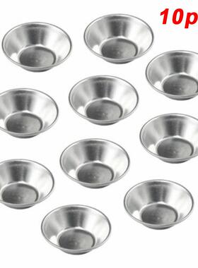 10pc Egg Tart Mold Aluminium Cupcake Baking Tool Nonstick Ca