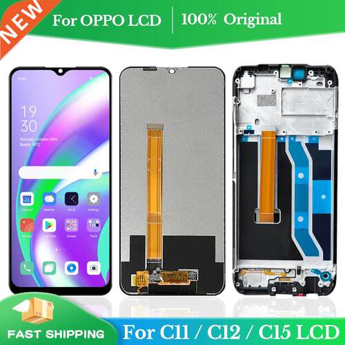 For Oppo Realme C11 C15 RMX2185 RMX2180 Lcd Display 10 Touch