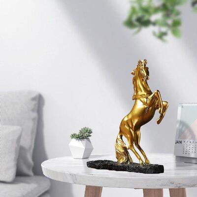 Horse Wine Rack Animal Figurine Counter Table