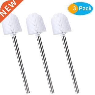 BESTOMZ 3pcs Stainless Steel WC Bathroom Cleaning Toilet