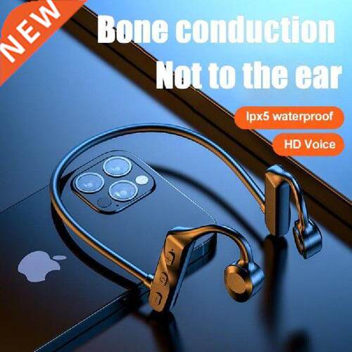 New Bone Conduction Earphone Sport Running Waterproof HIFI