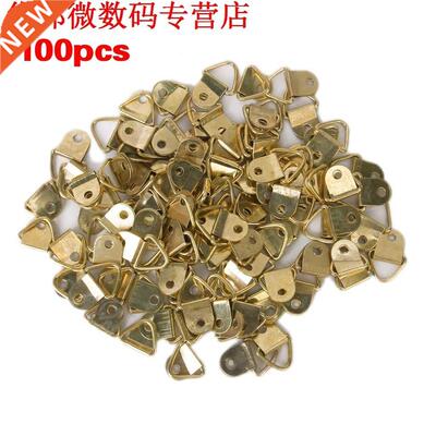 100 stuks Kleine e D-Ring fotolijst hangers Enkele Gat met S