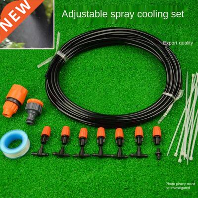 Yellow Adjustable Spray Nozzle Set Atomization Cooling