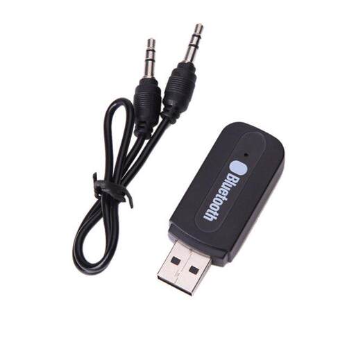 .5mm Stereo Audio Music Speaker Receiver Adapter Dongle USB
