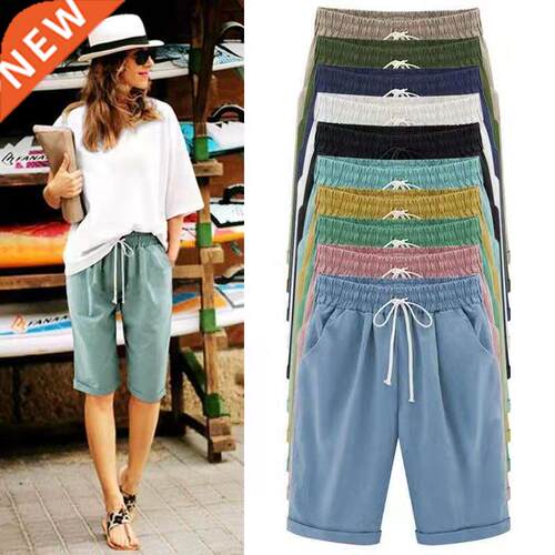 2022 Womens Casual Shorts Summer Bermuda Biker Short Pants S