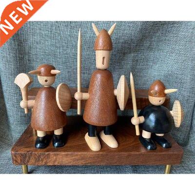 Danish Puppet Woodcarving Creative Home Furnishing Vikings
