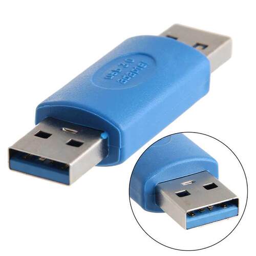 New USB .0 A Male To A Male M-M Coupler Adapter Connector D