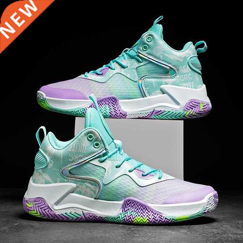 Mens Retro Basketball Shoes Breathable Unisex Couples Outdoo
