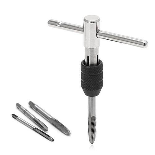 5Pcs/set T Type Hand Screw Thread Taps Drill Kit Screw Thre