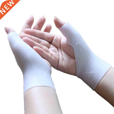 1pcs Silicone Gel Therapy Wrist Thumb Support Gloves Arthrit