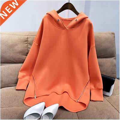 Womens Hoodies Sweatshirt Autumn Korean Thin Long Sleeve Sid