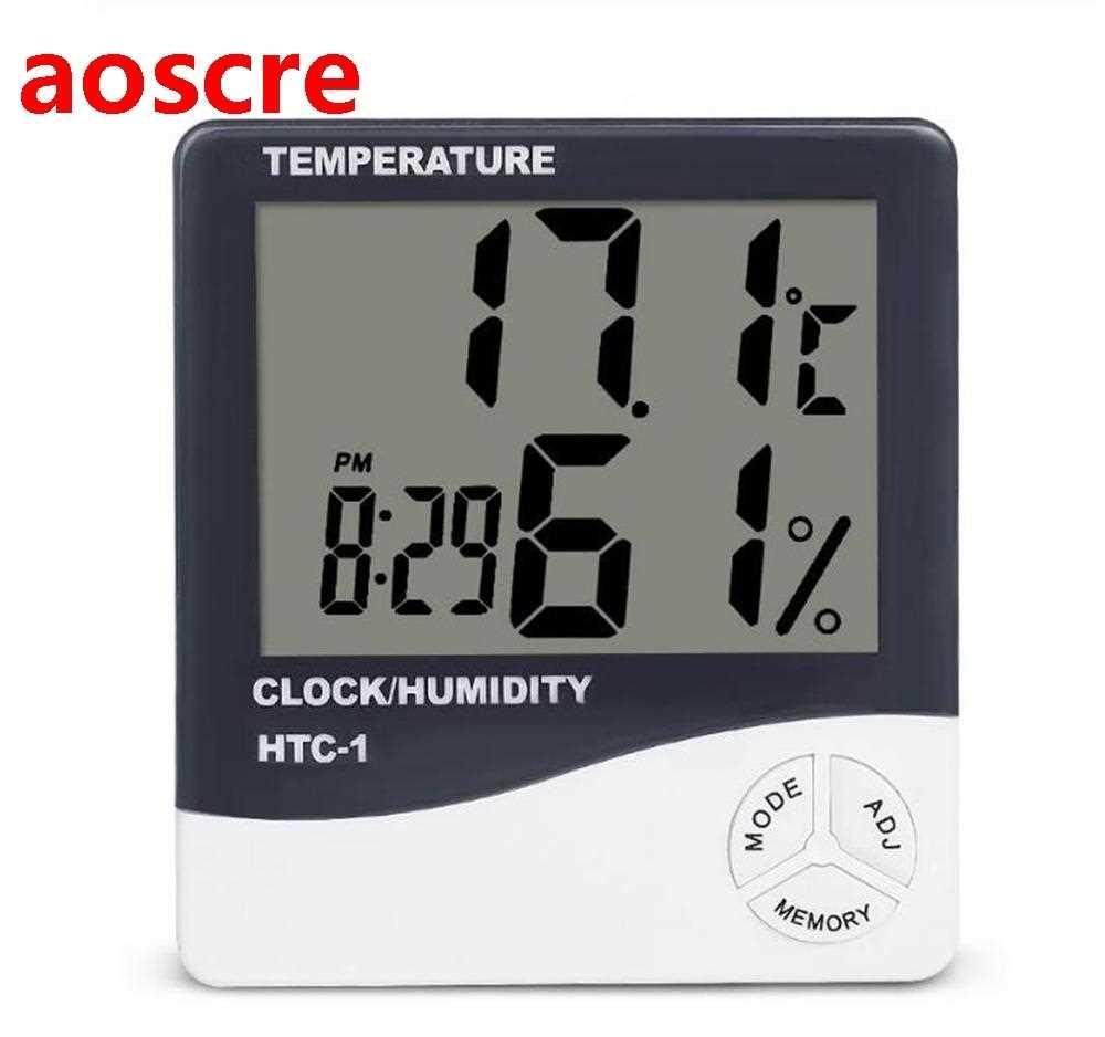 hygrometer clock temperature-humidity-meter weather-station