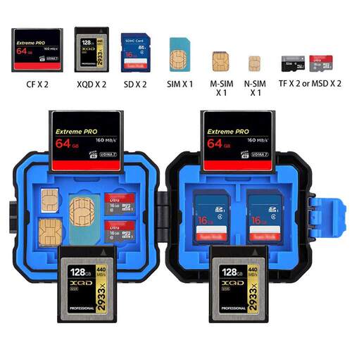 Waterproof Storage Card Box Shatterproof Memory Card Case Su