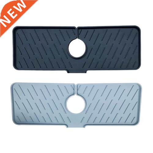 Kitchen Faucet Absorbent Mat Sink Splash Guard Silicone