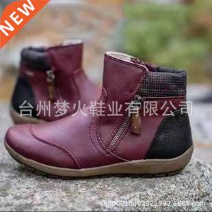 Size35-43Women'sshortflatuggs,Martinboots大码女雪地靴