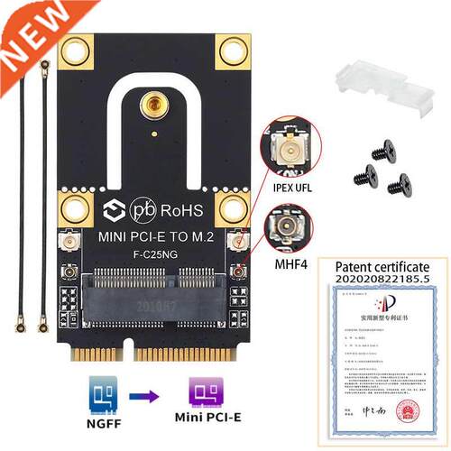 NGFF M.2 Key To Mini PCI-E PCI Express Converter Adapter F-C