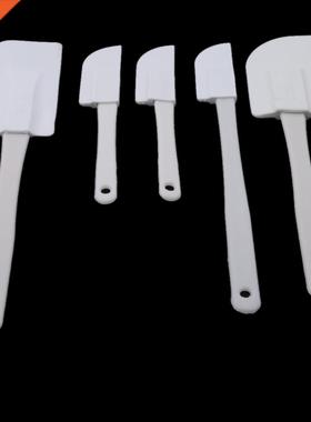 Outils de cuisson blanc grand et petit grattoir en Silicone