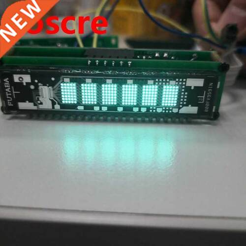 VFD display module, 6 bit dot matrix, reverse display screen