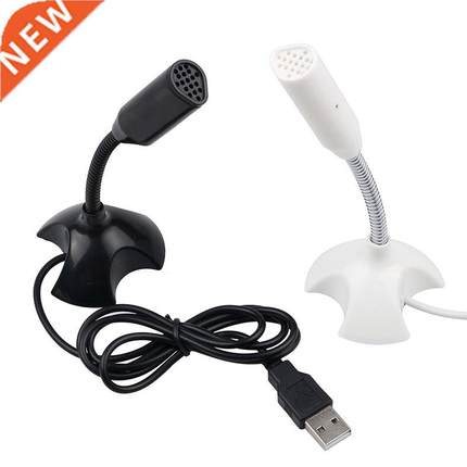 kebidu Adjustable USB Laptop Microphone Mini Studio Speech M