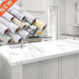 Kitchen Wall Stickers Waterproof Heatproof Marble Self Adhes
