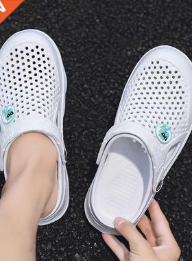 Men Sandals 2022 New Summer Men's Clogs Shoes Outdoor Breath