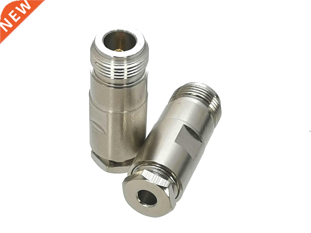 1Pcs Connector N Female Jack Clamp RG58 RG142 LMR195 RG400 C
